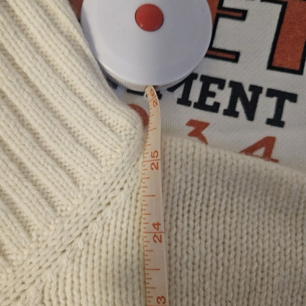 Polo by Ralph Lauren Cream Crest Turtleneck Sweater - Picture 5 of 11